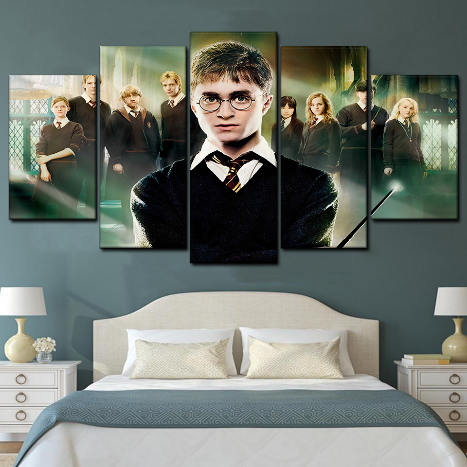 Harry Potter Film Photo Imprimé sur encadrée Toile Mural Art Maison Décoration